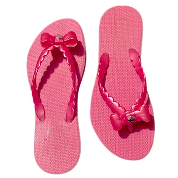 Women’s Kate Spade PINK flip-flops! EUC! Retro design & ADORABLE! - Picture 4 of 4